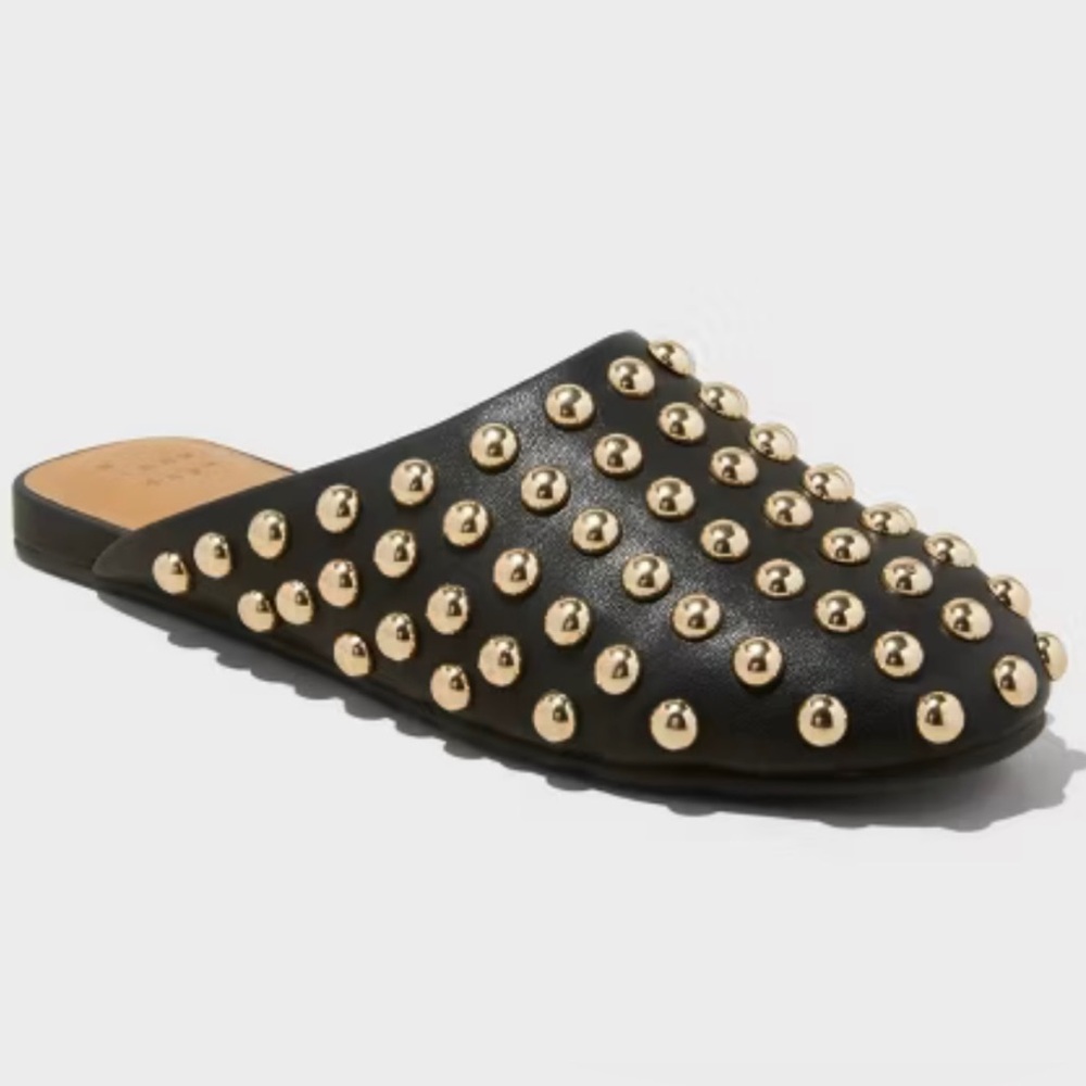 NWT Women’s Channing Slip On Studded Mule Flats